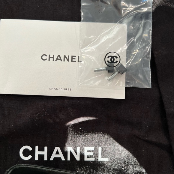 Chanel pumps heels with pearls size 39 black - Picture 8 of 9